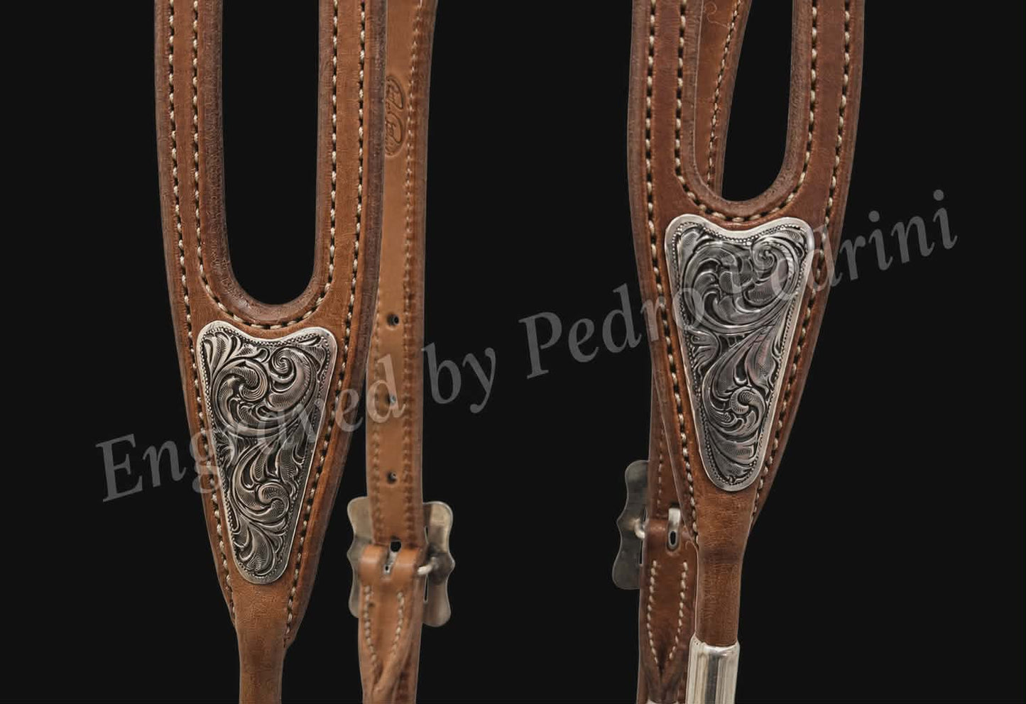 Headstall ear plate large: #EP-1