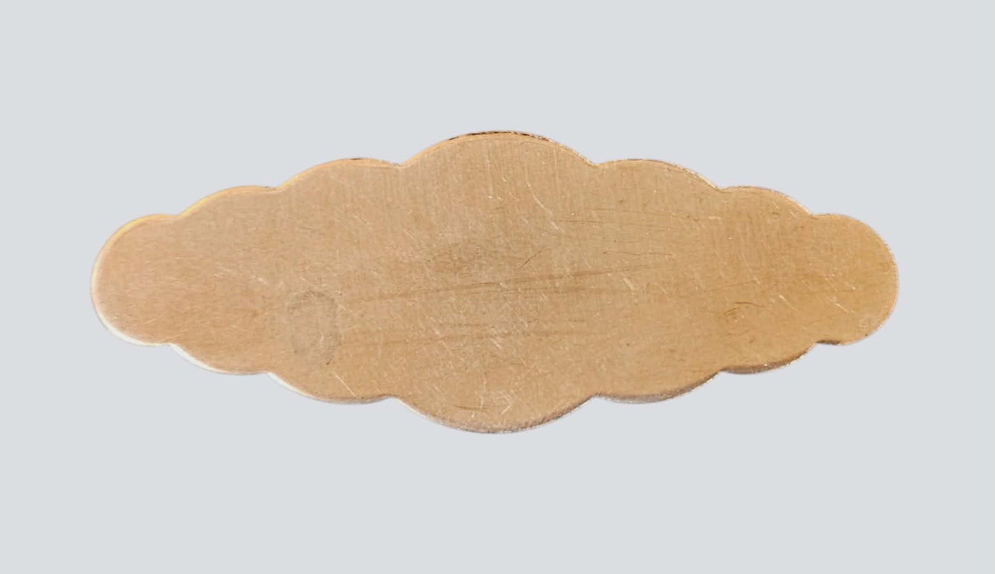 Medium brow plate, style 1, #BP-1M