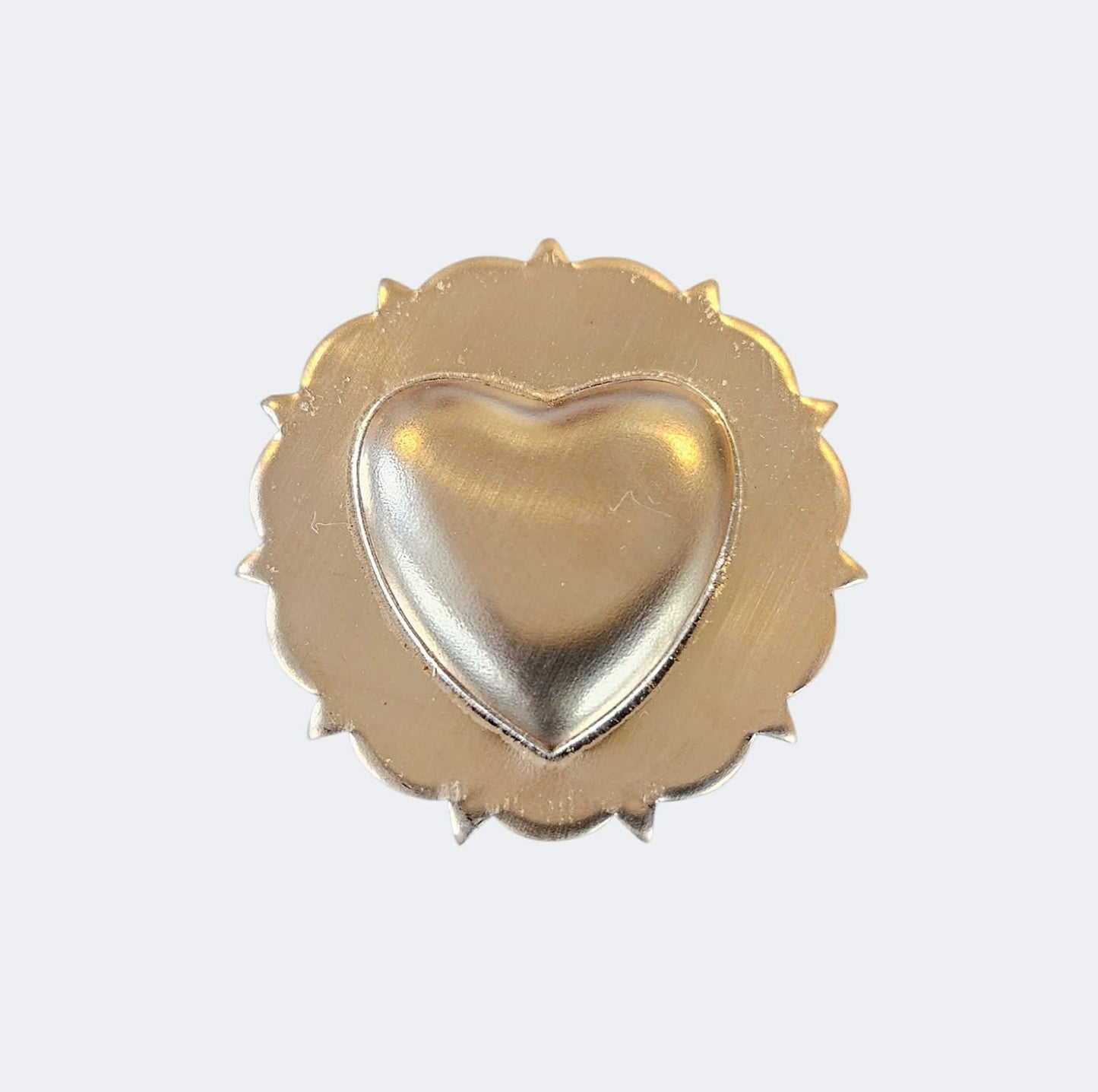 Heart dome concho