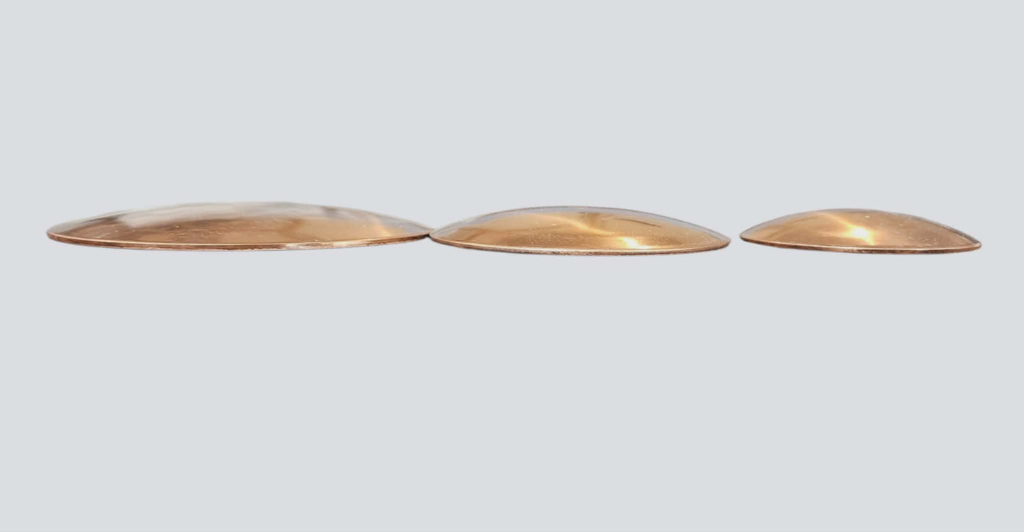Round conchos, regular dome