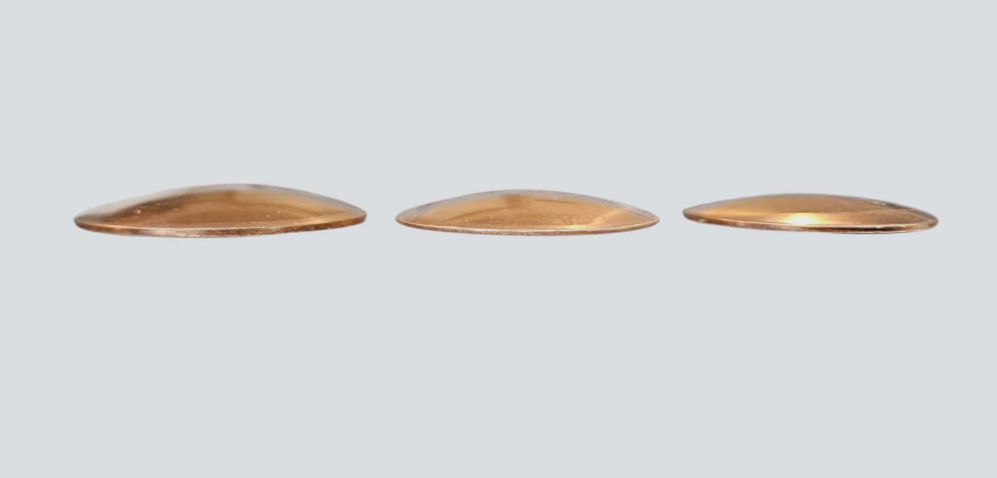 Round conchos, regular dome