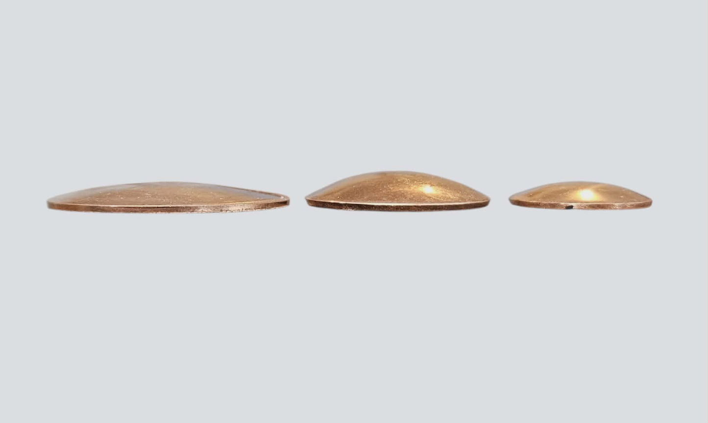 Round conchos, regular dome